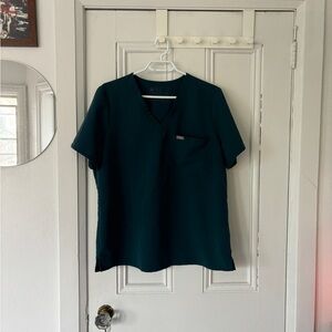 Figs XL Catarina Caribbean Blue Top